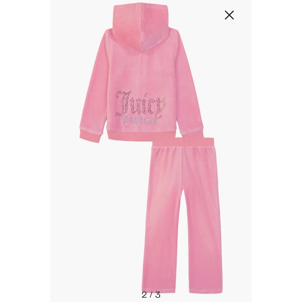 Juicy Couture Embellished Velour Tracksuit (Kids)